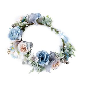 Boho Flower Pandebånd Hårkrans Blomsterguirlande Crown Halo Shape 4