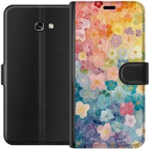 Samsung Galaxy A3 (2017) Tegnebogsetui Små blomster