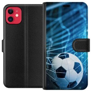 Apple iPhone 11 Tegnebogsetui Fodbold