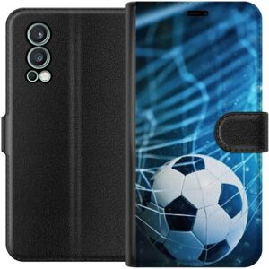 OnePlus Nord 2 5G Tegnebogsetui Fodbold