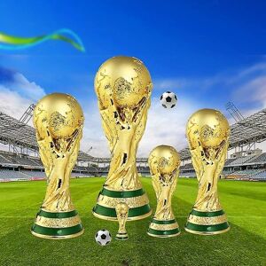 World Cup fotboll troféer, troféer fotbollsfans souvenirer 36cm