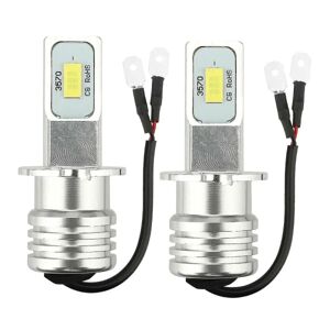 2x H3 Led Kit 100w 10000lm Dimljus