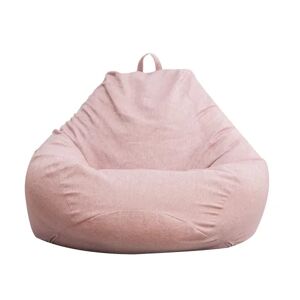 Inomhus udendørs Vuxna Bean Bag Gaming Stol Extra stor Beanbag Cover Pink L