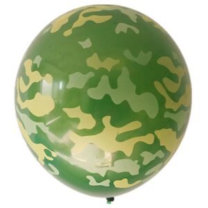 50 stk Latex Camo balloner Camouflage balloner Militære balloner til jagt temafest Militære festligheder Green