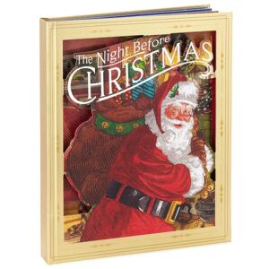 The Night Before Christmas pop-up bog med lys og lyd julemandslegetøjssæt