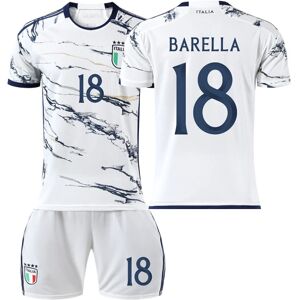 23 Europa Cup Italien Ude fodboldtrøje NR. 18 Barella trøje #26