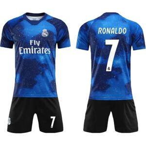 Real Madrid Soccer Club Regnbuetrøje Stjerneudgave Ronaldo No.7 Fotbollstrøja Kit til Barn Vuxna M(170-175CM) M(170-175CM)