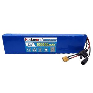 BATTERY 36v Batteri 10s4p 100ah Batteripakke 1000w Power 42v 100000mah Ebike Elcykel Bms+42v2a Download oplader