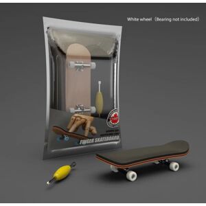 Finger SkateBoard Tr? Gripbr?da Leksak Professionella Stentar Fi Hvid One Size