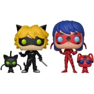 Funko pop! Vinyl W/P Animation Miraculous Ladybug and Cat Noir POP 359#&POP 360# POP 360