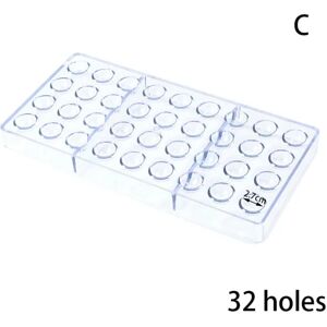 BATTERY CDQ 3D Chokladform Polykarbonat Form Tjocka forme Kap 32 huller