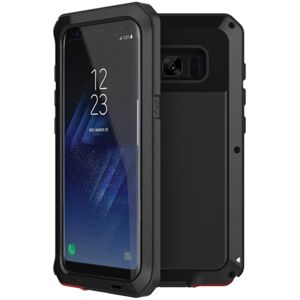 HEAVY DUTY beskyttelsescover i aluminium til Samsung Galaxy S8 Svart