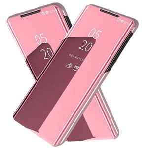 Leman Elegant etui i spejldesign - Xiaomi 11T Pro Roséguld
