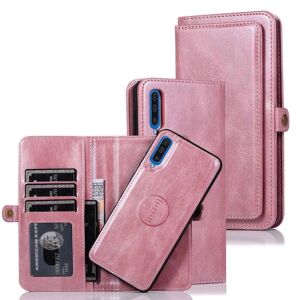 Floveme Samsung Galaxy A50 - Elegant etui med dobbelt tegnebog Roséguld