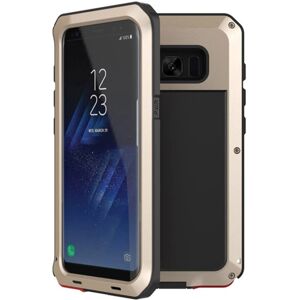 HEAVY DUTY beskyttelsescover i aluminium til Samsung Galaxy S8 Guld