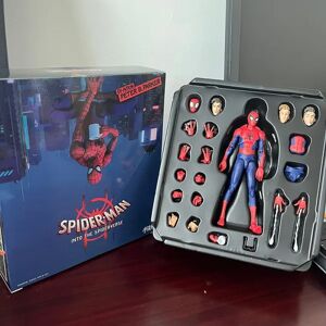 Spiderman Into the Spider-Verse Action SV Peter B. Parker Sentinel Miles Spider Man Actionfigurer Modelleksaker Joint Movable Doll