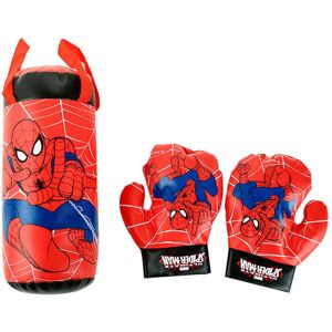 Spider-man boxningssäck for barn, boxningssäckleksak med boxningshandskar och justerbart stativ, födelsedagspresent for pojkar 4-9 år