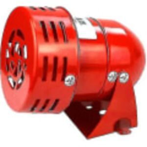 220v 120db kablet minisirene, rød metalmotoralarm Industriel lyd Elektrisk tyveribeskyttelse til hjemmekontor Butik Garagesikkerhed, Ms-190 - 2023