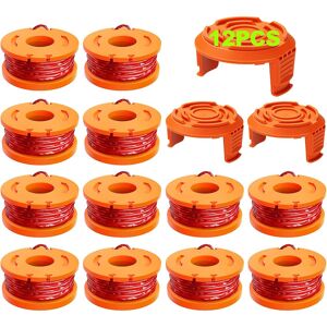 15 Pack Trimmer Spool Line til Worx, (wa0010) udgave Trimmer Spool Line til Worx, trimmer Line Refills 0,065 tum for Worx, passende til Worx String