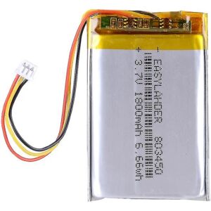 3,7v 1800mah Lithium Polymer Lipo genopladeligt batteri med Jst 1,25mm 3-pin stik til mp3 dvd-pad kamera gps bærbar 803450