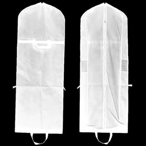 Brudekjole Støvdæksel Kjole Støvtæt betræk Foldeligt tøj White 150CM