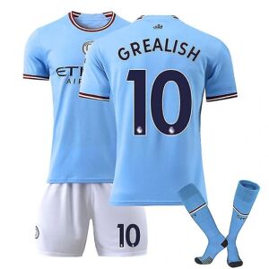 Goodies Manchester City trøje 22-23 Fodboldtrøje Mci trøje fodboldtrøjer GREALISH 10 XL