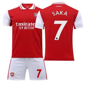 Arsenal Trøje 22 23 Fodboldtrøje NO.7 Saka Goodies 2XL(185-195cm)