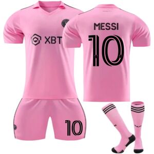 23-24 Inter Miami CF Børnehjemstrøje 10 Messi Kids 18(100-110cm)