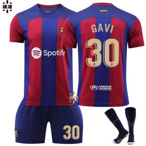 Goodies 23-24 Gavi 30 New Barcelona New Season Jersey Seneste Voksne Børn Fodboldtrøje Kids 26(140-150cm)