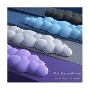 Cloud Keyboard håndledsstøtte Blødt læder Memory Foam håndledsstøttepude til praktisk skrivning for at lindre smerteforebyggelse - Tilfældig farve