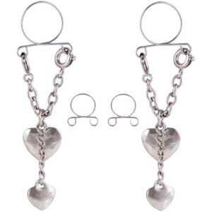 2 stk/parti Fake Nipple Ring