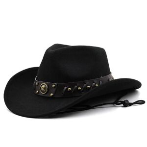 Cowherd Western Cowboy Hat Ulden Jazz Top Hat til Mænd og W