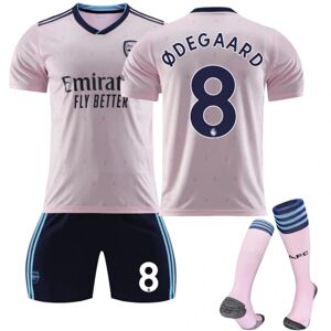 22-23 Arsenal 2 på udebane pink nr. 9 Jesus-trøje 8 Erdgau 19 Pepe fodbolddragt NO.8 DEGAARD 24