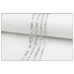 Papirclips Kæde til Kvinder Mænd Kæde Halskæde Kædebredde 3,5 mm,