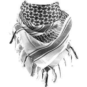 Militær Shemagh Tactical Desert Keffiyeh tørklæde tørklæde med kvast