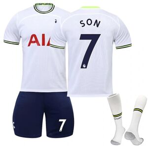 22-23 Ny Tottenham fodboldtrøje fodboldtrøje træningsdragt V SON 7 Kids 20(110-120CM)