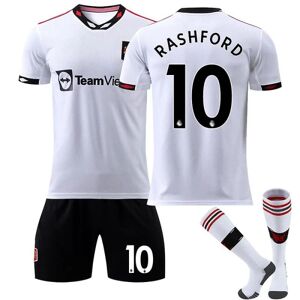22-23 Anchester United udebanedragt #10 Rashford fodboldtrøje K M