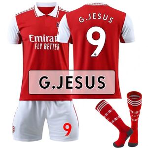 22-23 Arsenal hjemmesæt #9 Gabriel Jesus T-shirt fodboldtrøje - 24