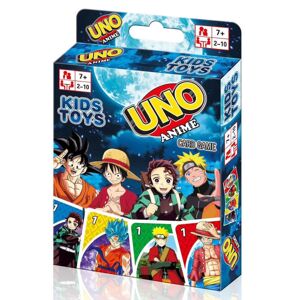 No brand UNO-kortspil, 108 stykker One Piece-kortspil Anime-kortspil Teenage-kortspil Ideelt underholdningsspil for 2-10 spillere i alderen 7+