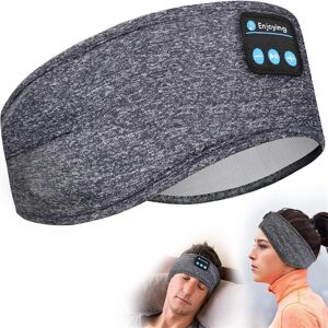 Trådløse søvnhovedtelefoner Bluetooth Sport hovedbånd til Yoga Meditation Running Grey Seneste produkter gray