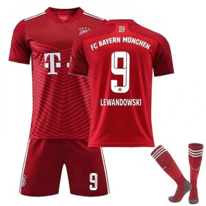 Fc Bayern Munich #9 Lewandowski Jersey Hjem Børn Voksen Komfortabel 28(150- 160CM)