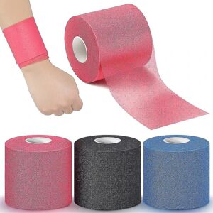 FLOWER LOST 3 stk Athletic Pre Wrap Tape til sport Pre-wrap Athletic Tape 2,75 tommer gange 30 yards (farve: farverig)