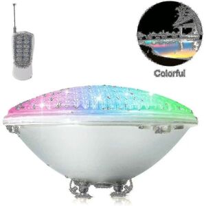 Led poolbelysning, 18w Par56 Rgb poollys. Undervandsspot med fjernbetjent poolbelysning, 12v AC/DC Ip68 vandtæt poollampe Fe