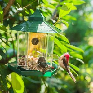 Fuglefoder med kamera Hd 1080p kamera Wifi fjerntilsluttes til mobiltelefon for at se fuglebilleder udendørs for fugleentusiaster