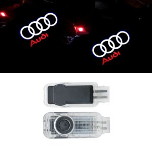 2x LED Kompatibel med Audi Door Light Logo Projektorer Lys sty