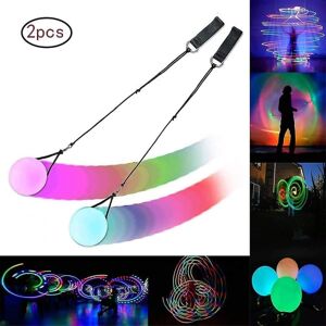 LOST STAR Noctilucent Poi Led Multicolored Light Poi Med Firetoys Bag