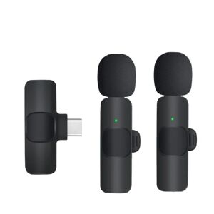 PIKACHU IC Kit 2x Mini trådløs Lapela-mikrofon med Samsung Galaxy