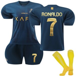 23-24 Al-Nassr FC Børne udebanetrøje nr. 7 Ronaldo 28 AWAY 2