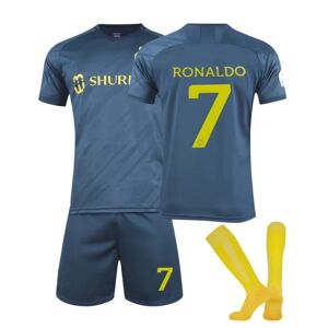 Galaxy 22-23 Saudi Premier League Al-nassr Fc Borta nr 7 Ronaldo Jersey V 28 26(140-150cm)