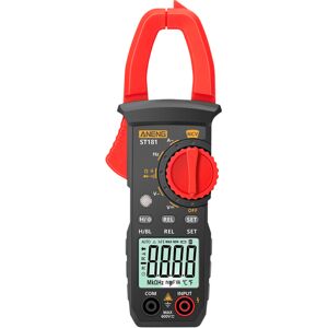 ST181 Digital Clamp Meter for DC/AC Ström 4000 Count Multimeter Amperemeter Spændingstestare Bil Amp Hz Kapacitet NCV Ohm